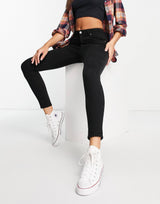 Cotton:On High Waist Skinny Jean In Black