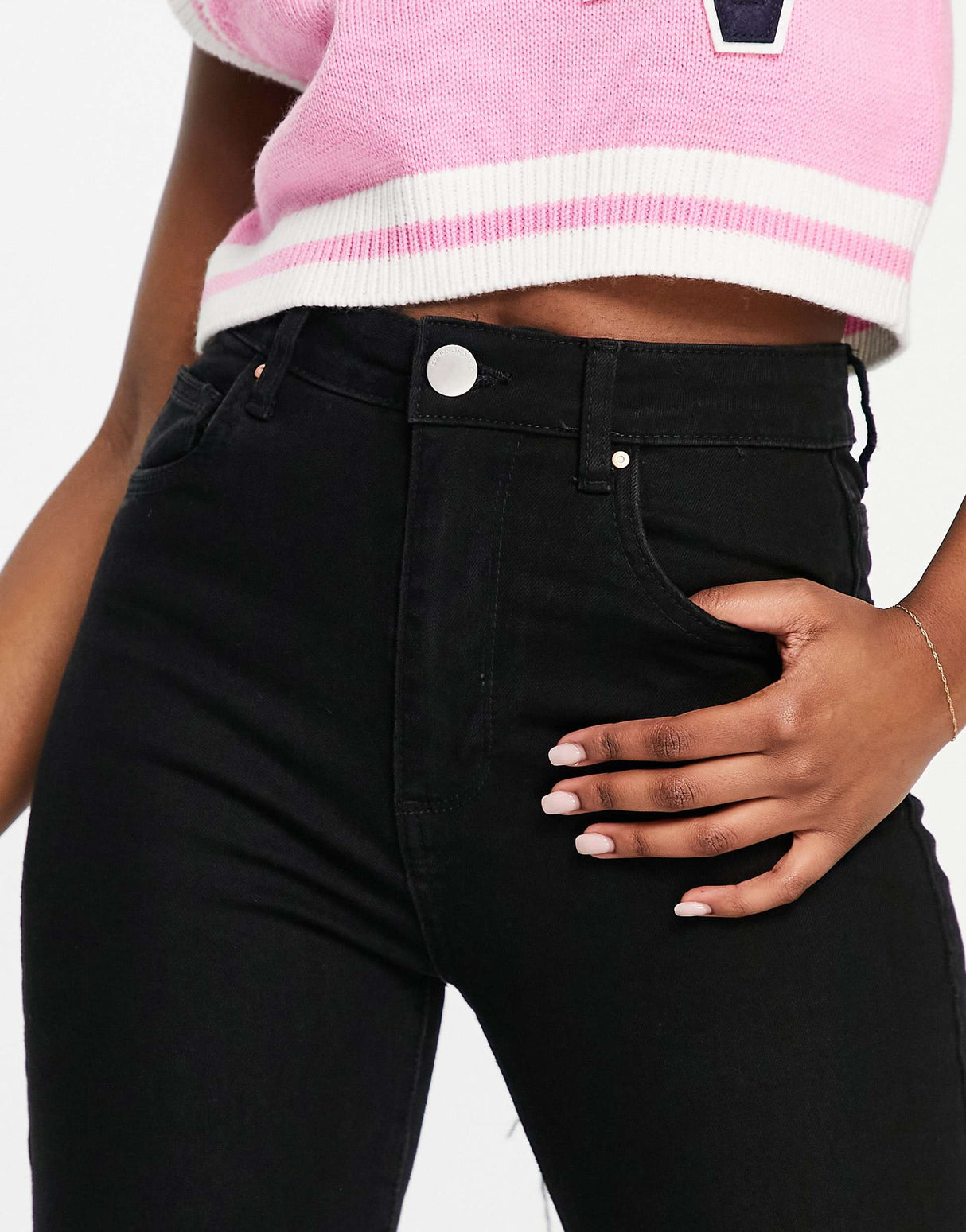 Cotton:On Stretch Mom Jean In Black