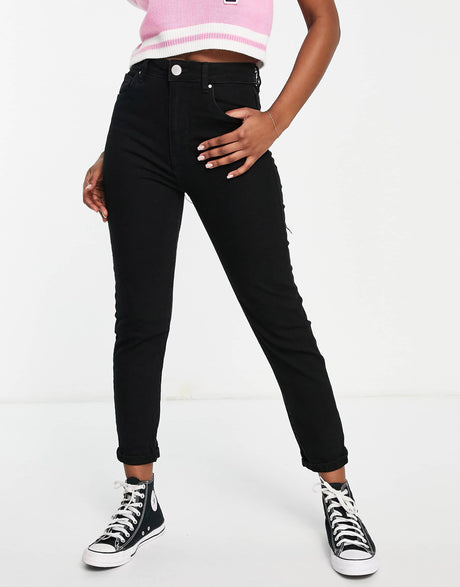 Cotton:On Stretch Mom Jean In Black