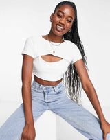 Wednesday'S Girl Cami Layered Crop Top