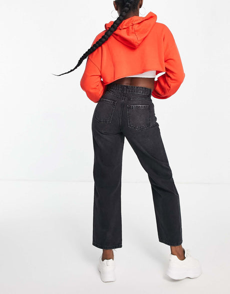 Urban Bliss Ripped 90'S Jean In Washed Black