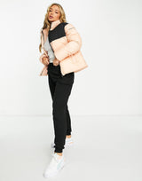 Champion Puffer Jacket In Pink