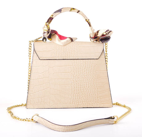 Bosccolo Handbag - Beige Croco