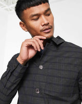 Jack & Jones Premium Boxy Suit Jacket In Grey Check