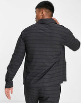 Jack & Jones Premium Boxy Suit Jacket In Grey Check