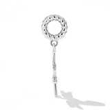 Solid 925 Signature Silver Dragonfly Key Charm