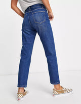 Carhartt Wip Slim Fit Jeans In Dark Stonewash Denim