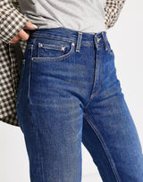 Carhartt Wip Slim Fit Jeans In Dark Stonewash Denim