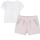 Karl Lagerfeld Girls So Cute D2 T-Shirt+Shorts - Pink