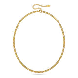 Bullion Gold Estelle Chain Link Gold Plated Necklace