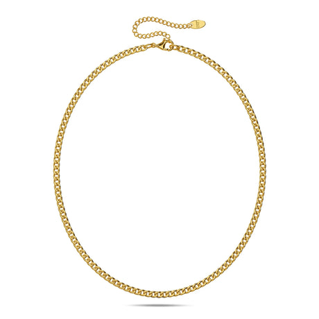 Bullion Gold Estelle Chain Link Gold Plated Necklace
