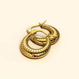 Bullion Gold Sierra Gold Hoop Earrings