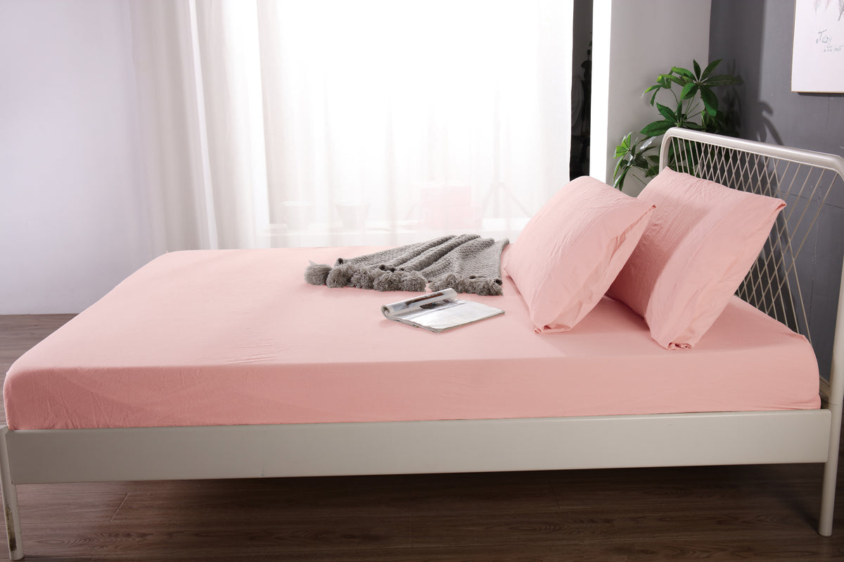 Ramesses Linen Bamboo Combo Set - Dusty Pink