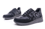 Bosccolo Womens Sneakers - Black Camouflage