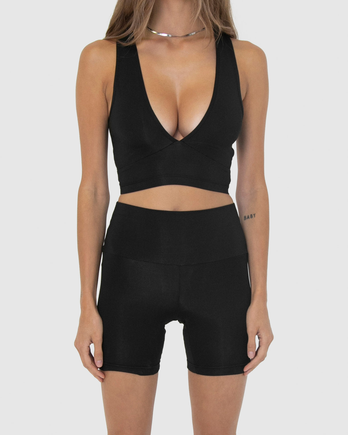 BY.DYLN Bryson Bike Shorts - Black