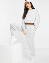 Puma Oversized Boxy Sweatshirt In Grey -