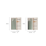 Ebony Bergamot Colored Taper Candles