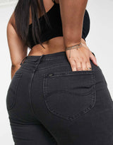 Lee Plus Retro Skinny Jeans In Washed Black