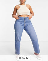 Lee Plus Retro Skinny Jeans In Light Luna Blue