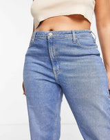 Lee Plus Retro Skinny Jeans In Light Luna Blue