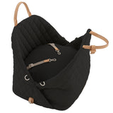 TODO Pet Carrier Handbag Dog Cat Travel Bag Walker Carrier Pet Car Seat Sofa - Black