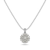 Crystal Heiress Silver Necklace