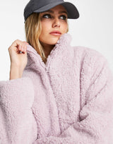 Na-Kd X Lisa Marie Schiffner Teddy Jacket In Lilac