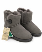 Australian Leather Ugg 1Button Sheepskin - Grey - AU7