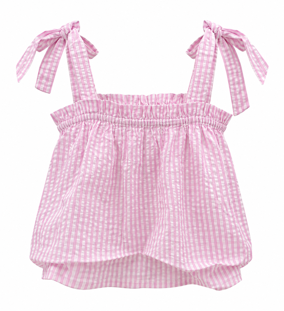 Asos Design Mix & Match Gingham Seersucker Pyjama Cami In Pink
