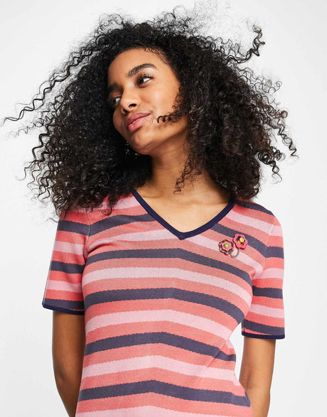 Ted Baker Peyoti Knit Mini Dress In Multi