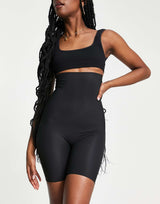 Magic Bodyfashion Maxi Sexy Hi-Bermuda Firm Shaping Short In Black