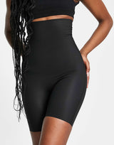 Magic Bodyfashion Maxi Sexy Hi-Bermuda Firm Shaping Short In Black