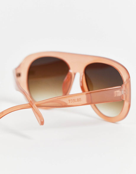 Object Oversized Sunglasses In Pink