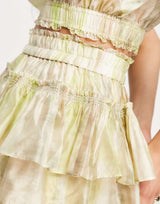 Allsaints X Asos Exclusive Co-Ord Astra Skirt In Lime