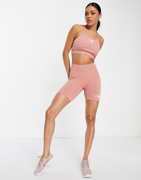 The North Face Training Seamless Shorts In Pink
