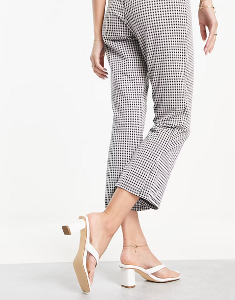 Forever New Slip On Mule In White