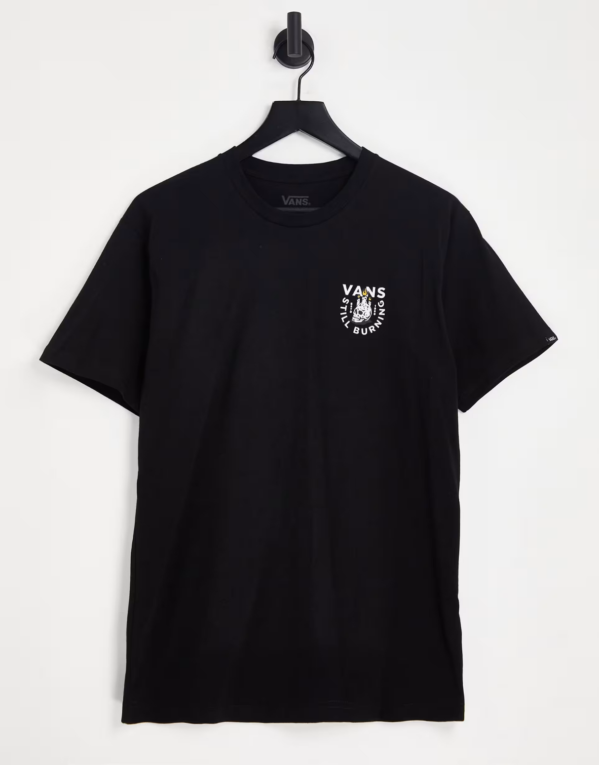 Vans Still Burning Back Print T-Shirt In Black