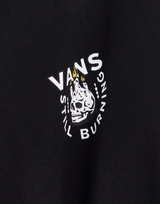Vans Still Burning Back Print T-Shirt In Black