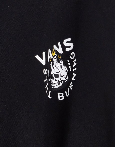 Vans Still Burning Back Print T-Shirt In Black