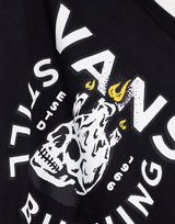 Vans Still Burning Back Print T-Shirt In Black