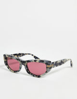 Marc Jacobs Cat Eye Sunglasses In Havana Grey