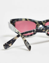 Marc Jacobs Cat Eye Sunglasses In Havana Grey