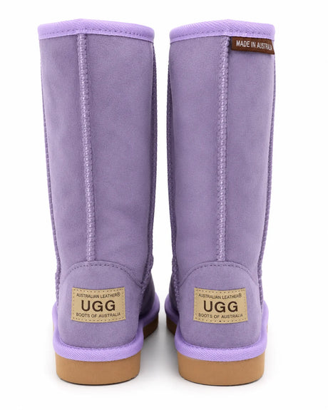 Australian Leather Ugg Kids Classic Long - Lilac - AU10