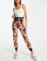 Never Fully Dressed Aspen Knitted Jogger Co-Ord In Brown