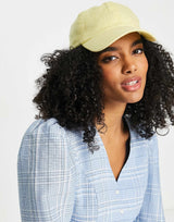 Selected Femme Seersucker Check Button Through Shirt Co-Ord In Light Blue