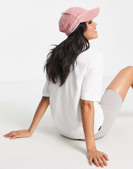 Puma Marble Bubble Font T-Shirt In Pink And White -