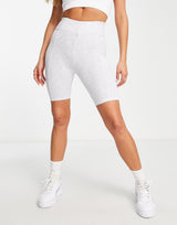 Puma Summer Resort Legging Shorts In Floral Print