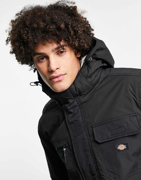 Dickies Glacier View Jacket In Black
