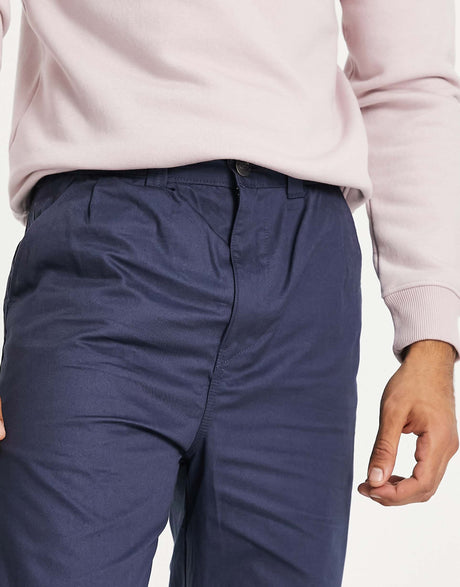 Dickies Oscarville Straight Leg Trousers In Navy