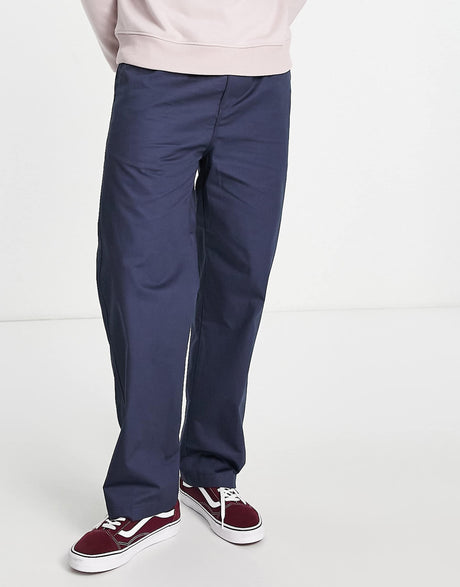 Dickies Oscarville Straight Leg Trousers In Navy
